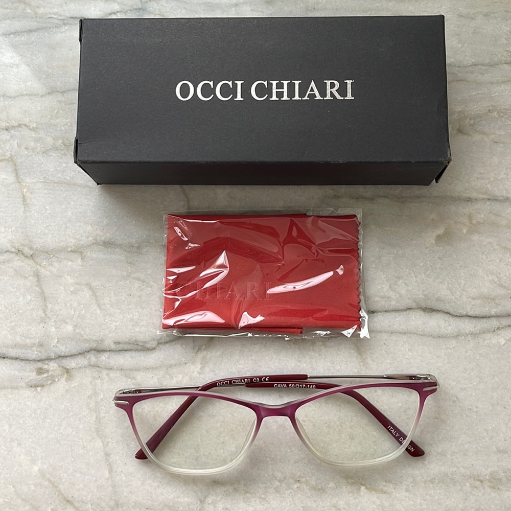OCCI Chiari Fashion glasses frames non-prescription eyewear.